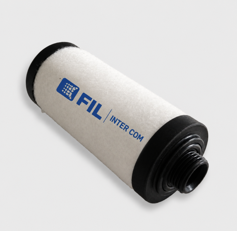 Filtru separator / exhaustor 730865 DA1125 cu filet pentru pompe de vacuum Rietschle